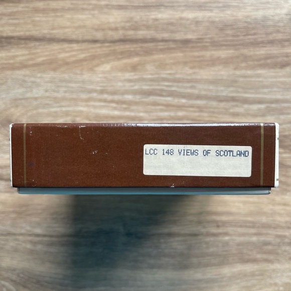 Vintage CLOVER LEAF Views of Scotland Table Mats Cork Back Coasters Set of 6 - Picture 6 of 6